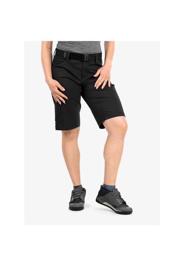 MONS ROYALE - Spodenki rowerowe damskie Mons Royale Virage Bike Shorts. Kolor: czarny. Sport: kolarstwo