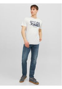 Jack & Jones - Jack&Jones T-Shirt 12235189 Biały Regular Fit. Kolor: biały. Materiał: bawełna #4