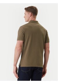 Calvin Klein Jeans Polo LV040EM269 Khaki Regular Fit. Typ kołnierza: polo. Kolor: brązowy. Materiał: bawełna #5