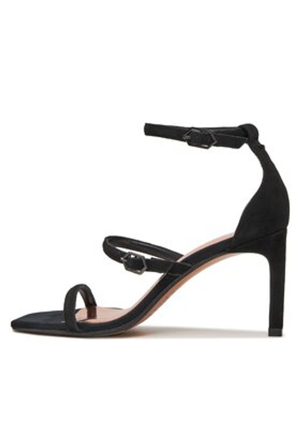 Ted Baker Sandały 159886 Czarny. Kolor: czarny. Materiał: zamsz, skóra