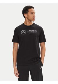 Adidas - adidas T-Shirt Mercedes - AMG Petronas Formula One Team DNA Graphic JV5434 Czarny Regular Fit. Kolor: czarny. Materiał: bawełna