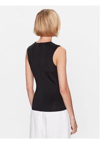 Calvin Klein Bluzka K20K205847 Czarny Slim Fit. Kolor: czarny. Materiał: syntetyk #3