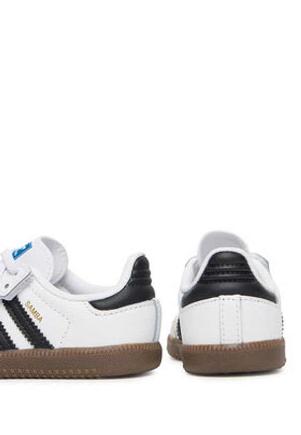 Adidas - adidas Sneakersy Samba Og Cf El I JQ3191 Biały. Kolor: biały. Materiał: skóra