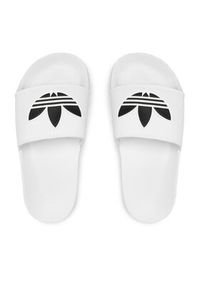 Adidas - adidas Klapki Adilette Lite FU8297 Biały. Kolor: biały. Materiał: skóra