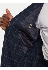 BOSS - Boss Marynarka H-Hutson 50527998 Granatowy Slim Fit. Kolor: niebieski. Materiał: bawełna #7