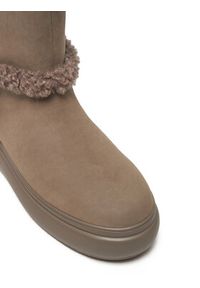 TwinSet - TWINSET Śniegowce 242TGT190 Brązowy. Kolor: brązowy. Materiał: zamsz, skóra