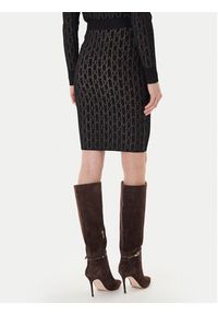 Marciano Guess Spódnica mini 5YGD16 5877Z Czarny Slim Fit. Kolor: czarny. Materiał: wiskoza