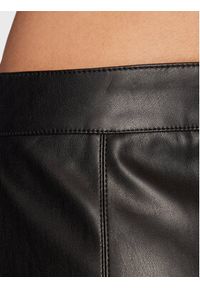NAF NAF Spódnica z imitacji skóry Elane THNJ11 Czarny Regular Fit. Kolor: czarny. Materiał: skóra #4