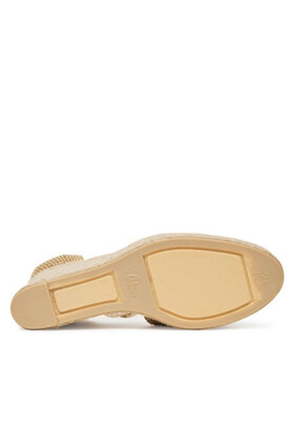 Castañer Espadryle Cora/8ED/256 025535 Beżowy. Kolor: beżowy. Materiał: materiał