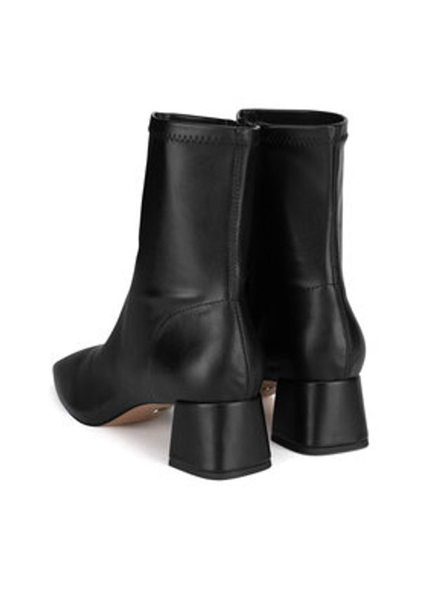 Nine West Botki WFA3426-1 Czarny. Kolor: czarny. Materiał: materiał