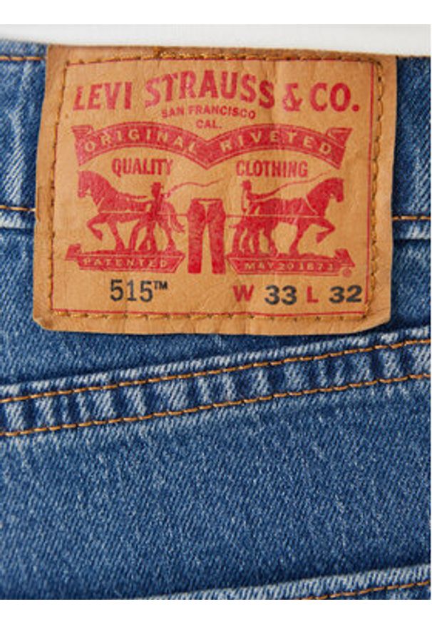 Levi's® Jeansy 515™ A7222-0034 Niebieski Slim Taper Fit. Kolor: niebieski