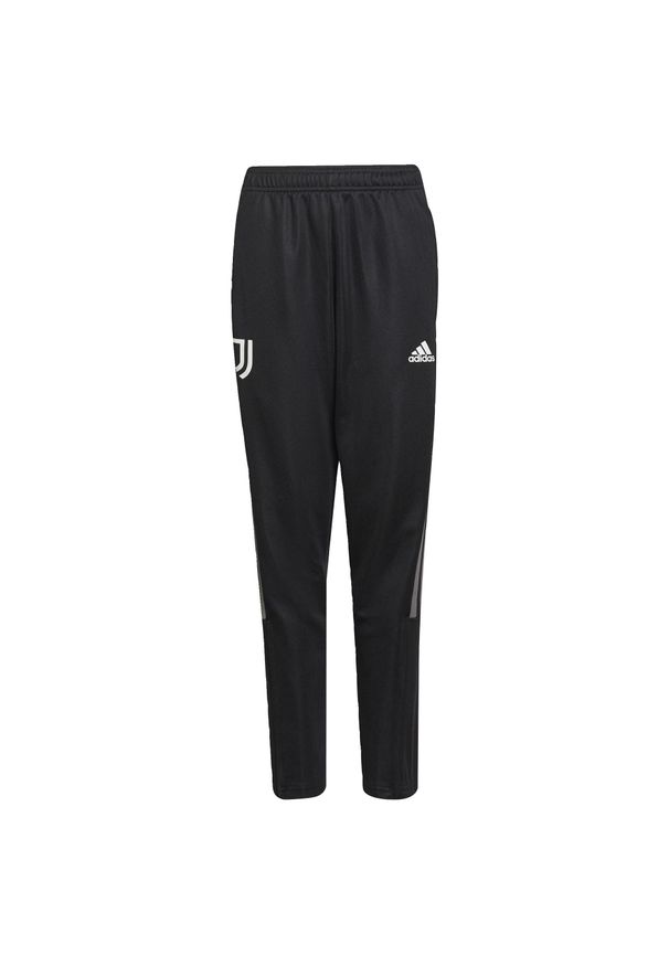 Adidas - Pantalon d'entra nement enfant Juventus. Kolor: czarny. Materiał: tkanina. Sport: fitness