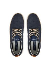 Pepe Jeans Espadryle Tourist West PMS10336 Granatowy. Kolor: niebieski. Materiał: zamsz, skóra #5