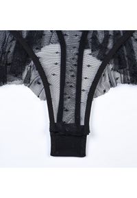 Intica - Komplet z transparentnym body na wieczorne wyjścia Treacy. Kolor: czarny. Materiał: materiał #3