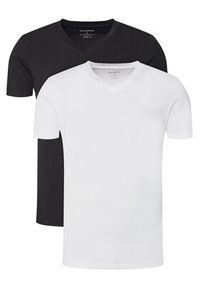 Karl Lagerfeld - KARL LAGERFELD Komplet t-shirtów A3M47006 Kolorowy Slim Fit. Typ kołnierza: dekolt w karo. Materiał: bawełna. Wzór: kolorowy #4