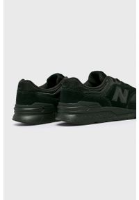 New Balance 997H Triple Black CM997HCI. Nosek buta: okrągły. Zapięcie: sznurówki. Kolor: czarny. Materiał: materiał, skóra, guma #4