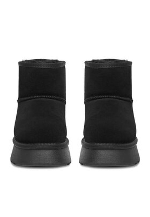 Badura Śniegowce C-WFA-01-H Czarny. Kolor: czarny. Materiał: skóra, zamsz