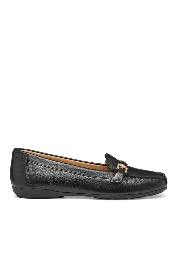 Geox Mokasyny D Annytah Moc B D56BMB-00046 C9999 Czarny. Kolor: czarny. Materiał: skóra