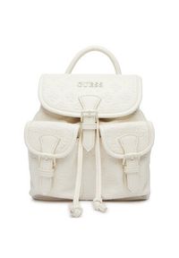 Guess Plecak V6GZ05 W2120 Écru. Kolor: kremowy. Materiał: skóra #3