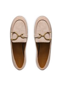 Geox Loafersy D Palmaria D45MUJ 00021 C5149 Różowy. Kolor: różowy. Materiał: zamsz, skóra