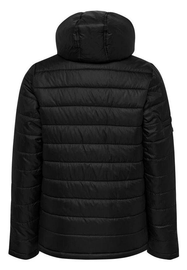 Parka dla dzieci Hummel Hummel North Quilted. Kolor: wielokolorowy, szary, czarny, brązowy. Materiał: tkanina