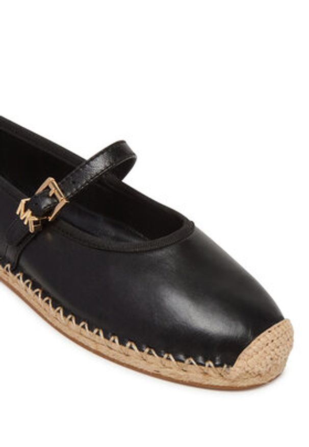 MICHAEL Michael Kors Espadryle 40S5LYFP2L Czarny. Kolor: czarny. Materiał: skóra
