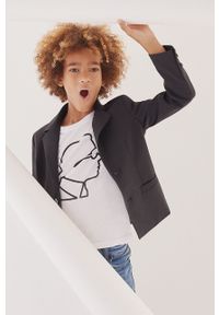 Karl Lagerfeld - T-shirt dziecięcy 126-150 cm. Okazja: na co dzień. Kolor: biały. Materiał: bawełna, dzianina. Wzór: nadruk. Styl: casual #4