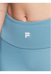 Fila Legginsy Rafaela FAW0202 Niebieski Slim Fit. Kolor: niebieski. Materiał: syntetyk #3