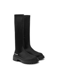 Love Moschino - LOVE MOSCHINO Kozaki JA26025G1LIMZ000 Czarny. Kolor: czarny. Materiał: materiał #6