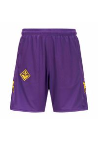 Kappa - Krótki spodenki AC Fiorentina Ahorazip Pro 7 2023/24. Kolor: niebieski, wielokolorowy, fioletowy. Długość: krótkie. Sport: piłka nożna