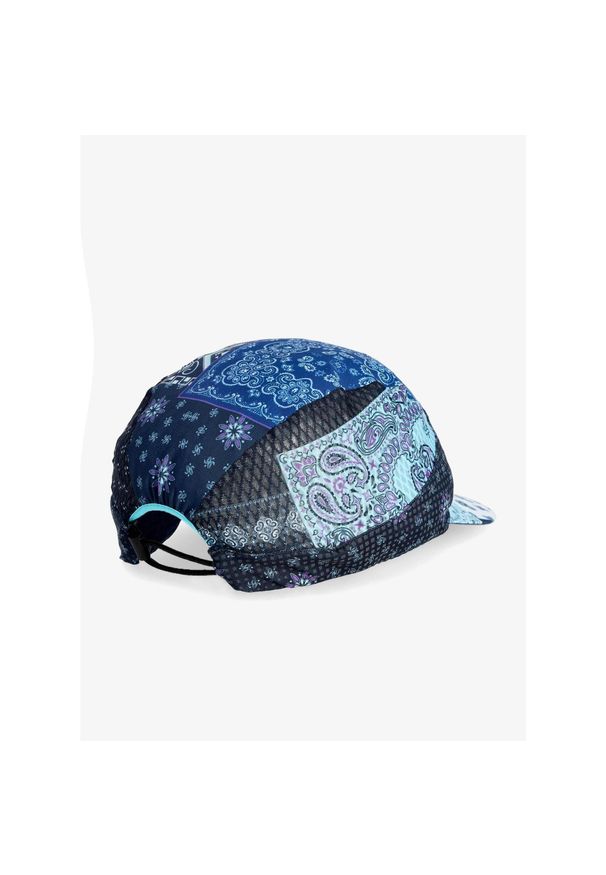 CRAZY - Czapka z daszkiem do biegania Crazy Pacman Cap Run - bandana. Kolor: niebieski