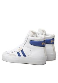 Polo Ralph Lauren Sneakersy Grvin Mid-Sk-Htl 804871995005 Biały. Kolor: biały. Materiał: skóra #3