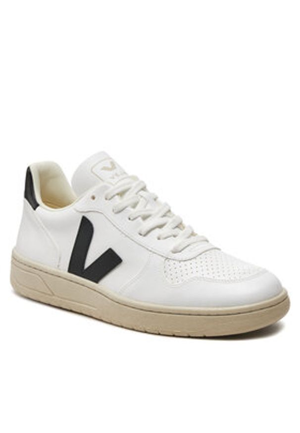 Veja Sneakersy V-10 VX0702901B Biały. Kolor: biały. Materiał: skóra
