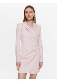 Pinko Sukienka codzienna 100035 A0GI Różowy Regular Fit. Okazja: na co dzień. Kolor: różowy. Materiał: syntetyk. Typ sukienki: proste. Styl: casual