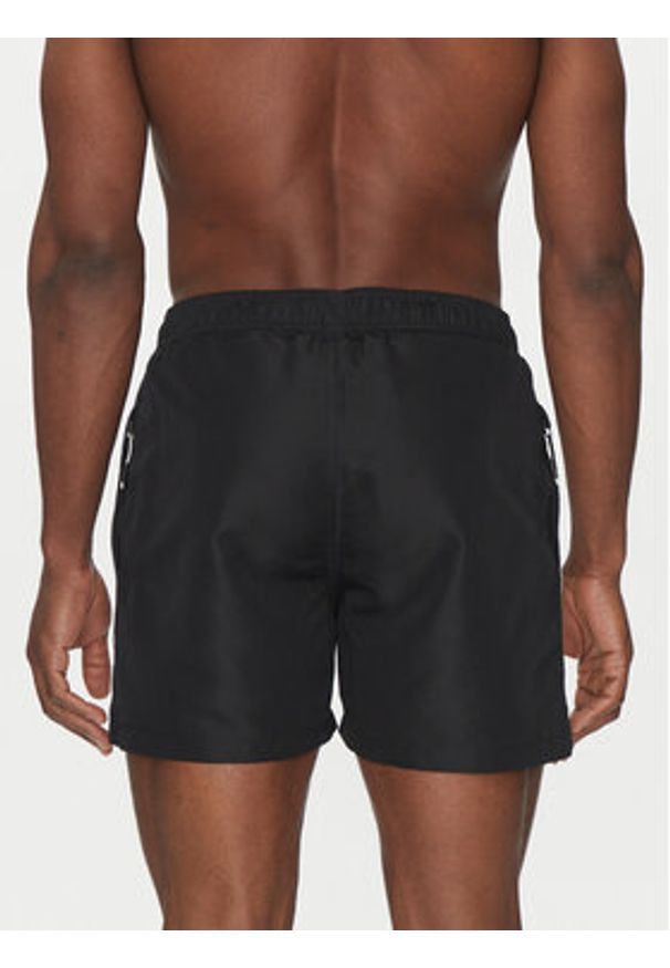 Emporio Armani Underwear Szorty kąpielowe EM000583 AF12333 UC001 Czarny Regular Fit. Kolor: czarny. Materiał: syntetyk