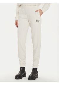 EA7 Emporio Armani Dres 6DTV57 TJQLZ 1120 Beżowy Regular Fit. Kolor: beżowy. Materiał: syntetyk