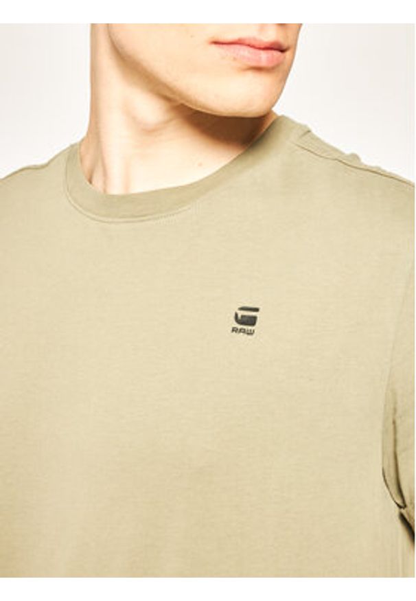 G-Star RAW - G-Star Raw T-Shirt Sustainable D16396-B353-2199 Zielony Relaxed Fit. Kolor: zielony. Materiał: bawełna