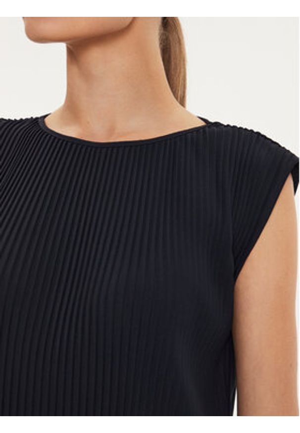 Max Mara Leisure Bluzka Cambusa 24269460 Granatowy Regular Fit. Kolor: niebieski. Materiał: syntetyk