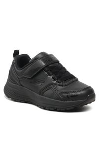 skechers - Sneakersy Skechers Recess Runner 302604L/BBK Black. Kolor: czarny. Materiał: skóra