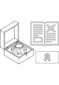 NoName - Zegarek męski Tsar Bomba TB8213A(1+1)-06 czarny. Kolor: czarny #1