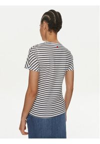 Marella T-Shirt Branca 2413971034 Biały Regular Fit. Kolor: biały. Materiał: bawełna