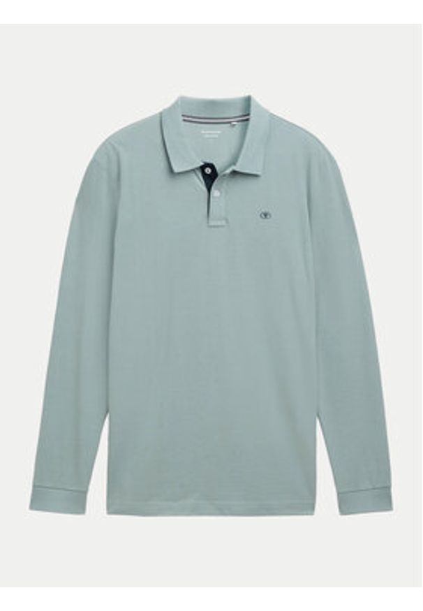 Tom Tailor Polo 1043278 Zielony Regular Fit. Typ kołnierza: polo. Kolor: zielony. Materiał: bawełna
