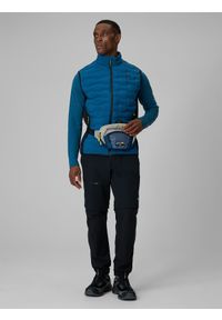 4f - 4F Bezrękawnik trekkingowy z wypełnieniem Primaloft Silver męski - granatowy XXL. Typ kołnierza: kołnierzyk stójkowy. Kolor: niebieski. Materiał: syntetyk, materiał. Długość rękawa: bez rękawów. Technologia: Primaloft. Długość: długie. Wzór: gładki. Sport: turystyka piesza #2
