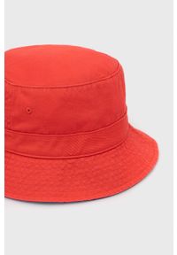 Polo Ralph Lauren kapelusz bawełniany kolor czerwony bawełniany. Kolor: czerwony. Materiał: bawełna #4