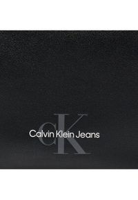 Calvin Klein Jeans Saszetka Monogram Soft Phone Cb K50K512439 Czarny. Kolor: czarny. Materiał: skóra