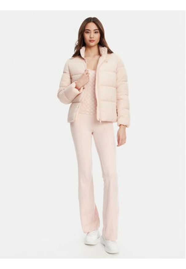 Guess Kurtka zimowa V4YL03 WFUD0 Różowy Regular Fit. Kolor: różowy. Materiał: syntetyk. Sezon: zima