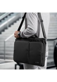TECH-PROTECT - Torba Tech-Protect Defender Bag Laptop 17 czarny. Kolor: czarny. Materiał: materiał. Styl: elegancki, casual #10
