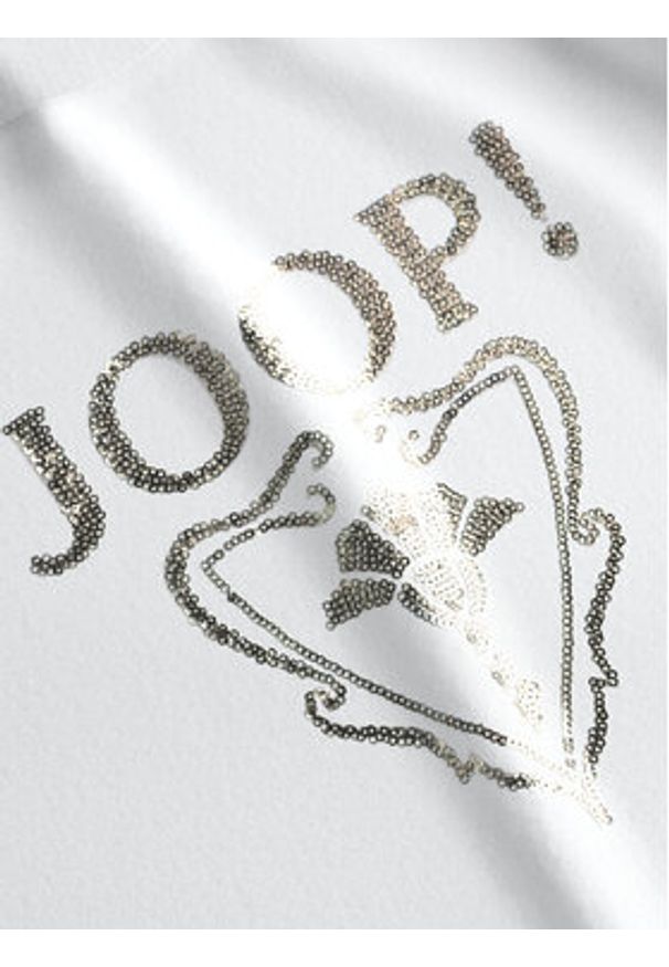 JOOP! T-Shirt 58 253JE58Tomma 30047768 Biały Regular Fit. Kolor: biały. Materiał: bawełna