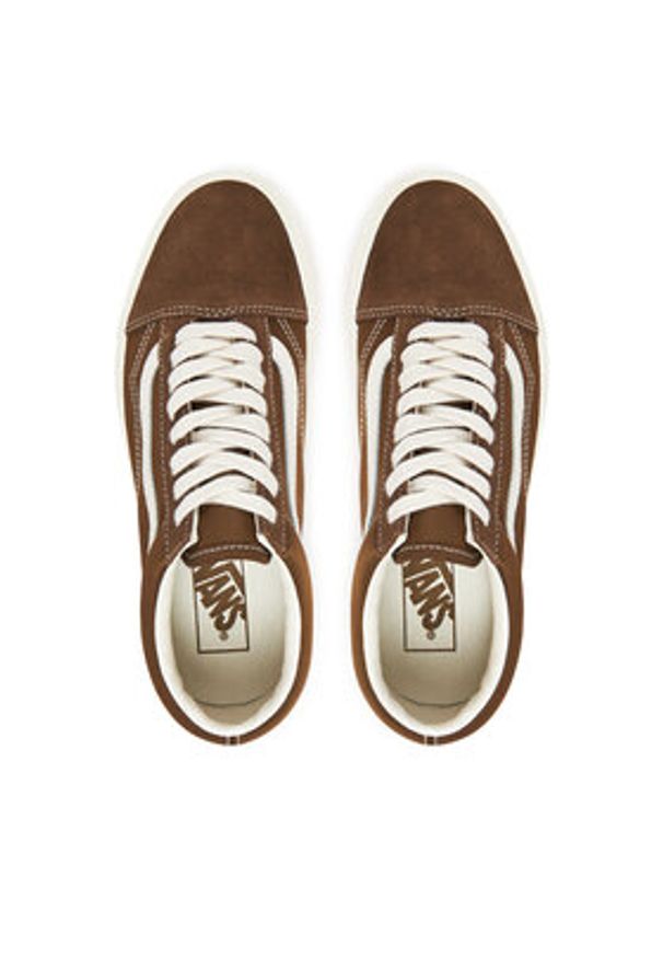 Vans Tenisówki Old Skool VN000D7ZCHS1 Brązowy. Kolor: brązowy. Materiał: skóra, zamsz