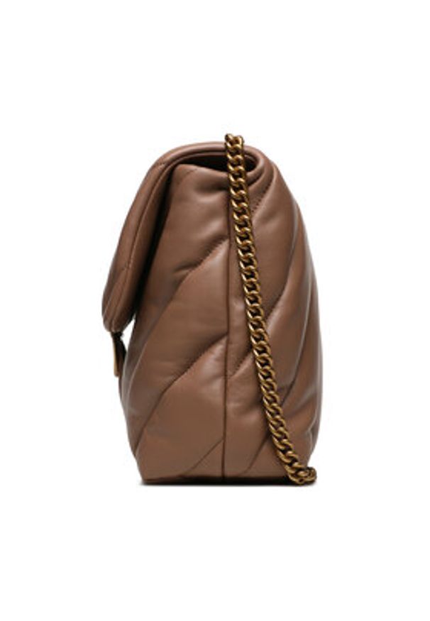 Pinko - PINKO Torebka Love Big Puff Cl . AI 23-24 PLTT 100037 A0F2 Beżowy. Kolor: beżowy. Materiał: skórzane